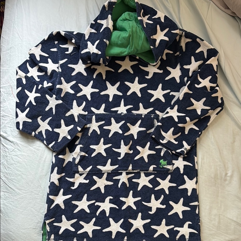 Boden “Starfish” Toweling Hoodie